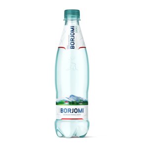 Вода минеральная "Borjomi", газированная, 0.5 л