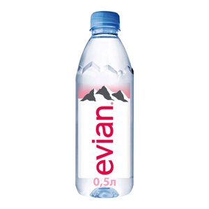 Вода минеральная "Evian", 0.5 л, негазированная