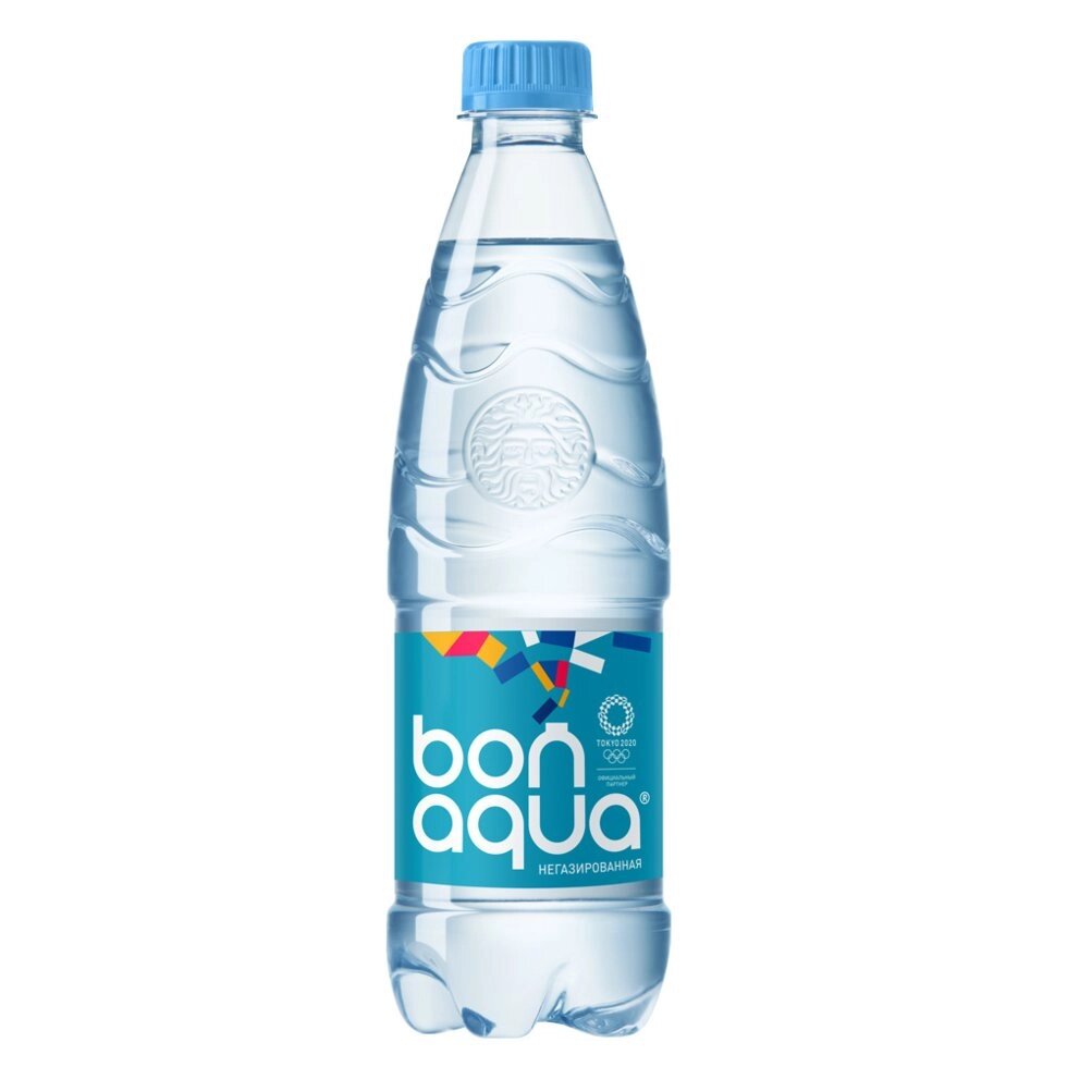 Вода питьевая "Bonaqua", негазированная, 0.5 л от компании «Офистон маркет» - фото 1