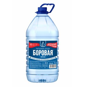 Вода питьевая мягкая "Боровая", негазированная, 5 л