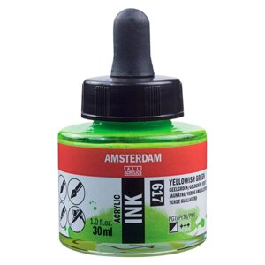 Жидкий акрил "Amsterdam", 617 желто-зеленый, 30 мл