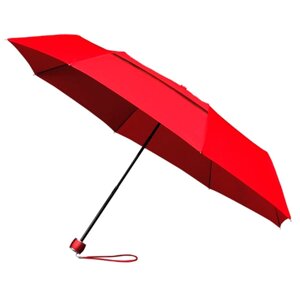 Зонт складной "LGF-99 ECO", 100 см, красный