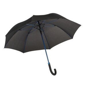 Зонт-трость "Cancan", 103 см, черный, синий