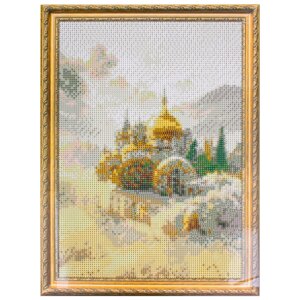 Алмазная мозаика живопись 30*40см Храм в облаках DV-9512-16
