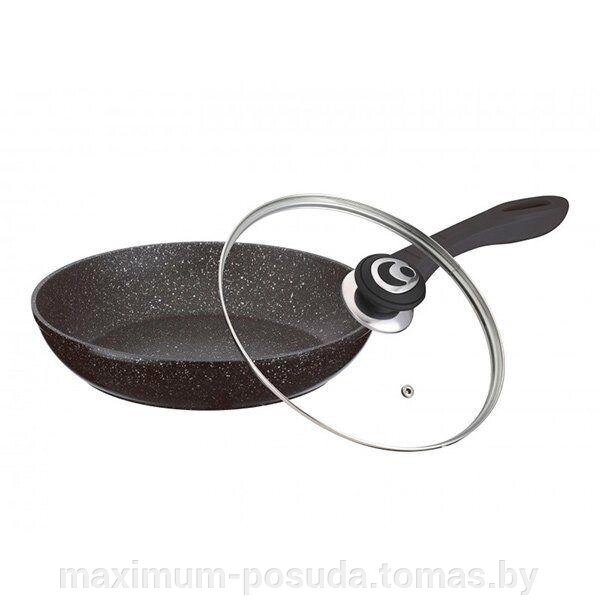 Алюминевая сковорода  с антипригарным покрытием 20см. с крышкой MUNCHENHAUS MH-15451-20 от компании MAXIMUM-POSUDA - фото 1