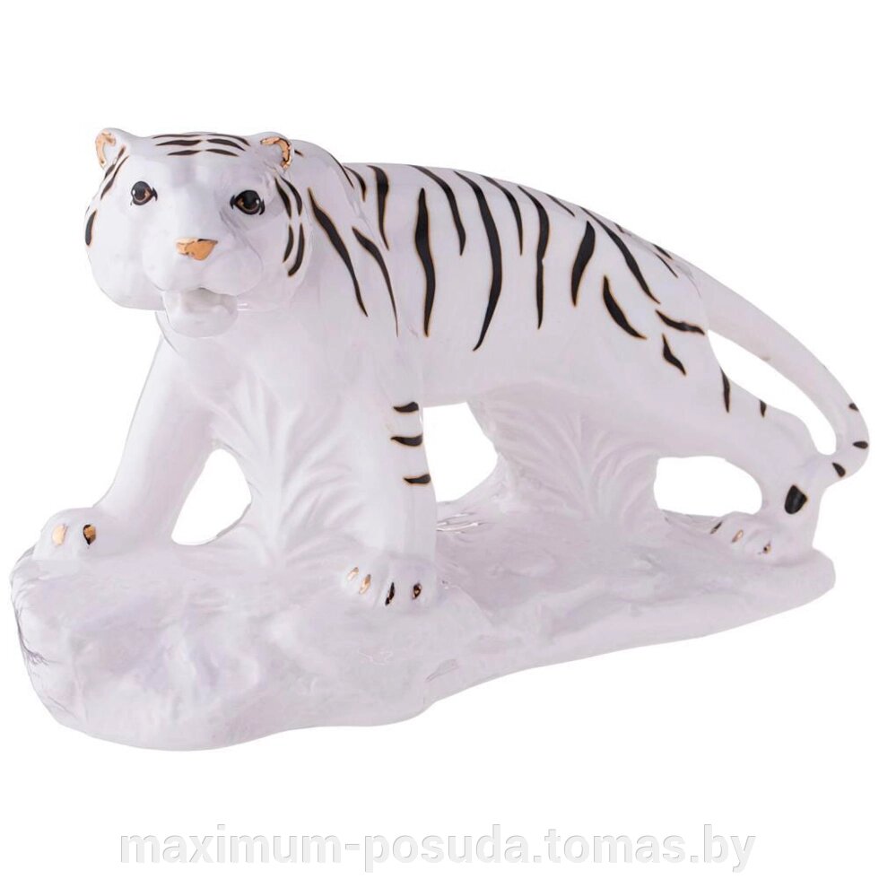 Белый тигр фигурка 19*9*11 СМ от компании MAXIMUM-POSUDA - фото 1