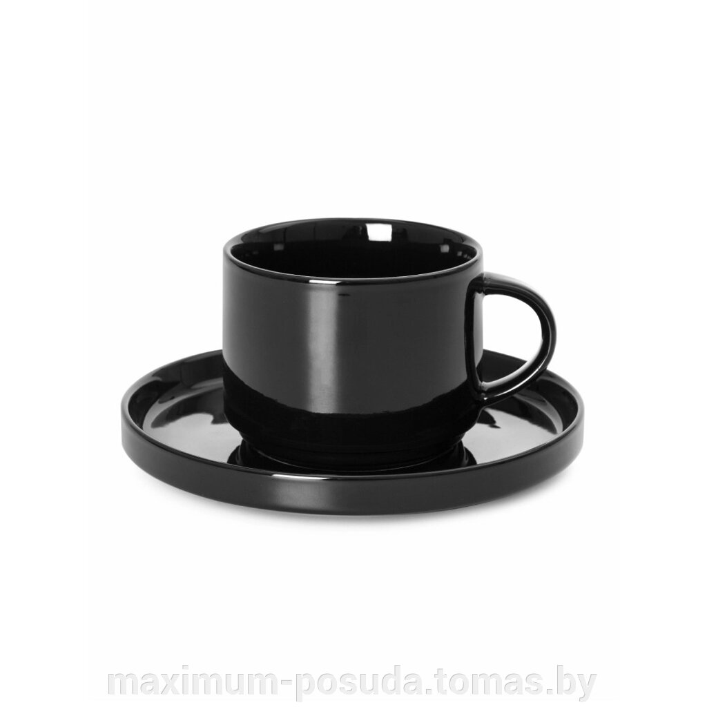 Чайная пара BLACK 200мл арт. DM3023 от компании MAXIMUM-POSUDA - фото 1