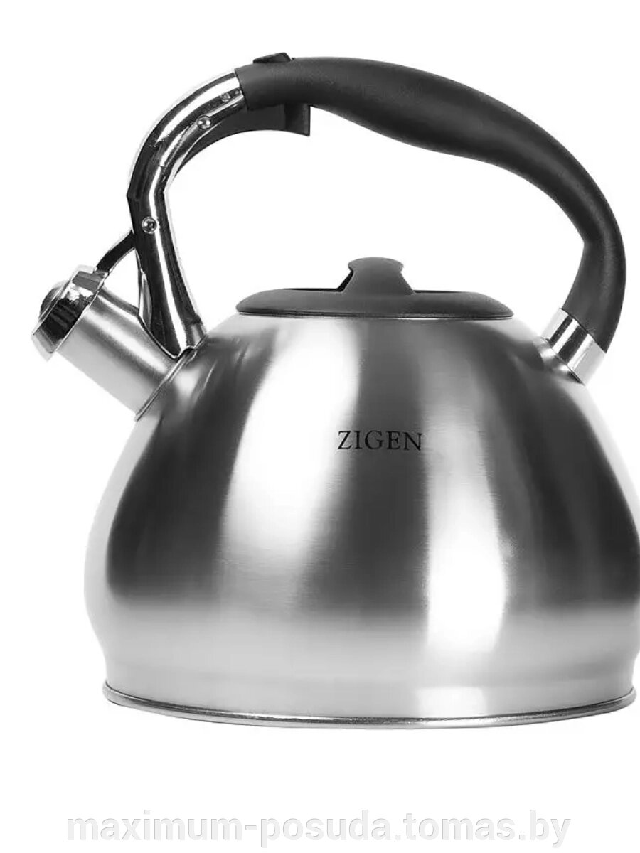 Чайник  из нержавеющей стали 3 л  Zigen  ZG 4007 от компании MAXIMUM-POSUDA - фото 1