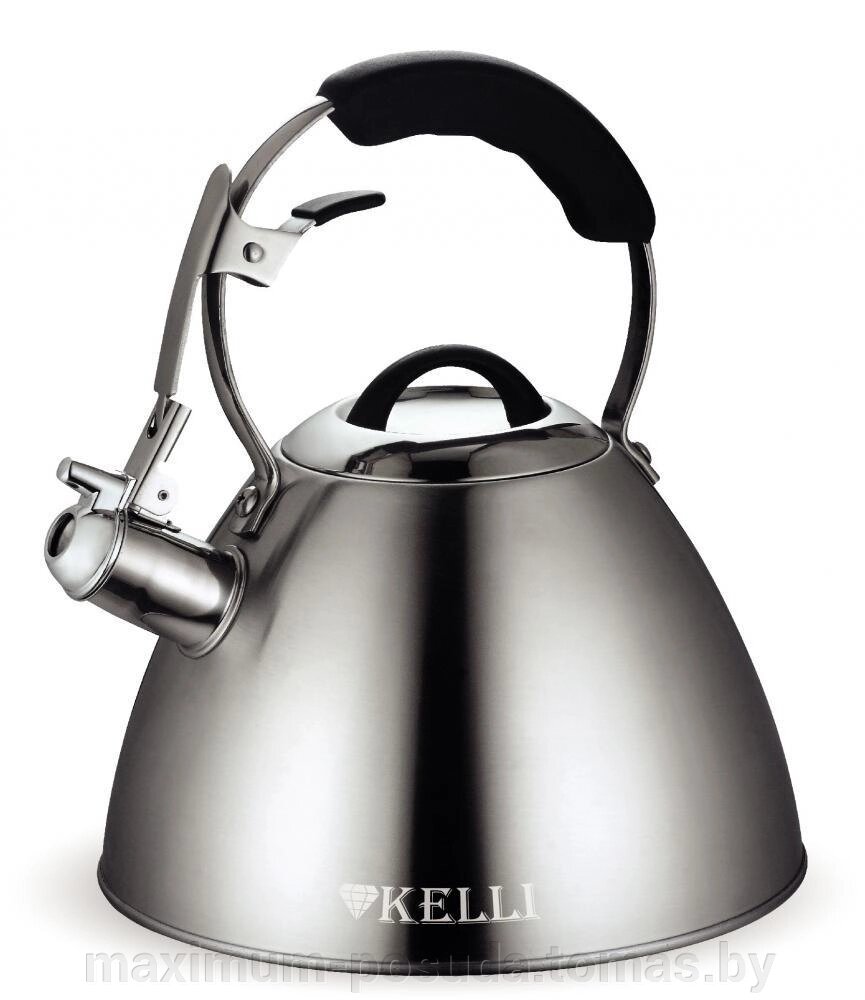 Чайник  из нержавеющей стали 3л KELLI - KL-4522 от компании MAXIMUM-POSUDA - фото 1