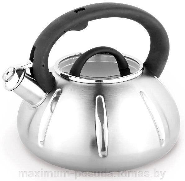 Чайник  из нержавеющей стали Kamille KM 0671A - 3,0 л от компании MAXIMUM-POSUDA - фото 1
