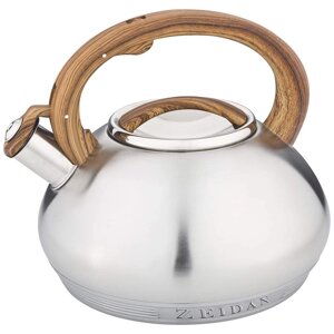 Чайник из нержавеющей стали со свистком 3,0 л Zeidan Z-4214