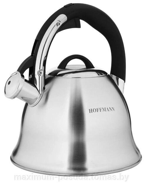 Чайник со свистком нержавеющая сталь  3,3 л Hoffman HM 55103 от компании MAXIMUM-POSUDA - фото 1