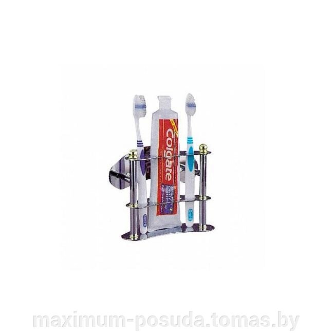 Держатель настенный зубных щёток и тюбика L102 Ledeme от компании MAXIMUM-POSUDA - фото 1