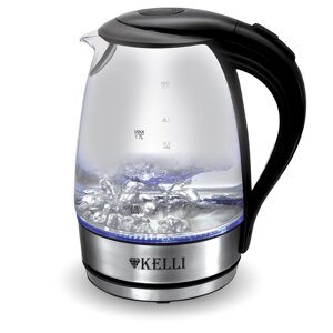 Электрический стеклянный чайник Kelli- KL-1462 1.7л