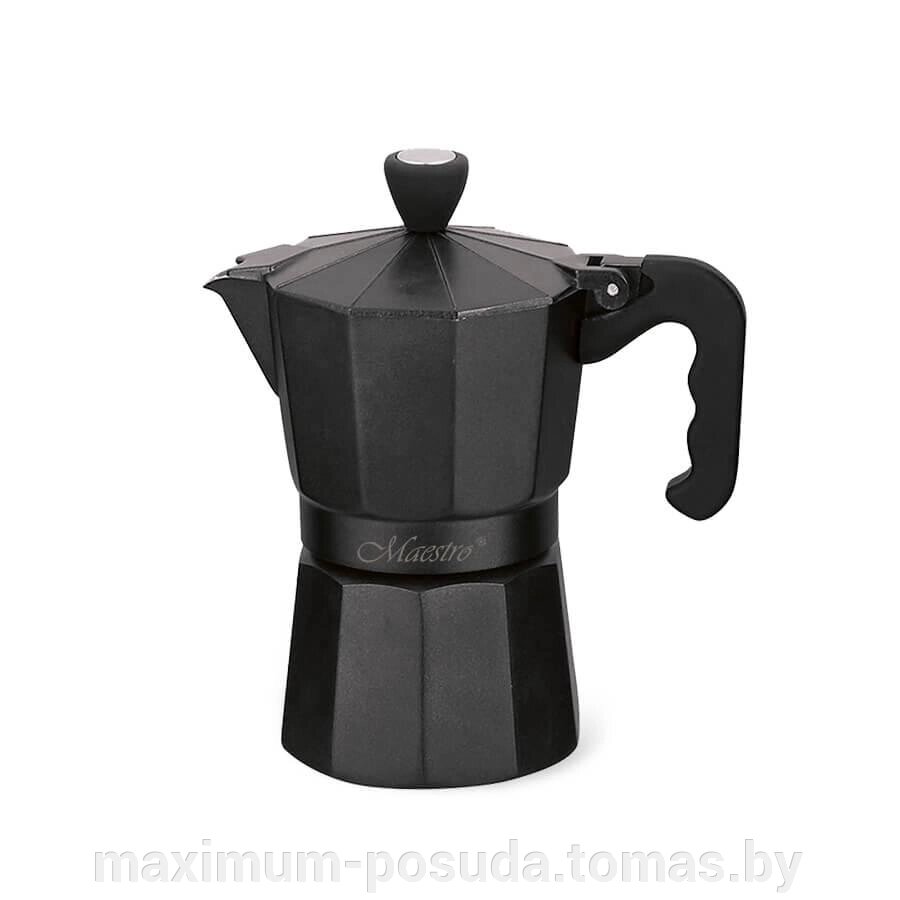 Гейзерная кофеварка MR1666 -9 BLACK  450мл от компании MAXIMUM-POSUDA - фото 1