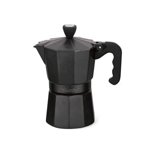 Гейзерная кофеварка MR1666 -9 BLACK 450мл