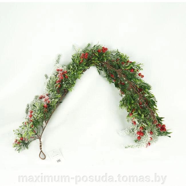 Гирлянда декоративная из искусственной хвои, 105 см (04096) от компании MAXIMUM-POSUDA - фото 1