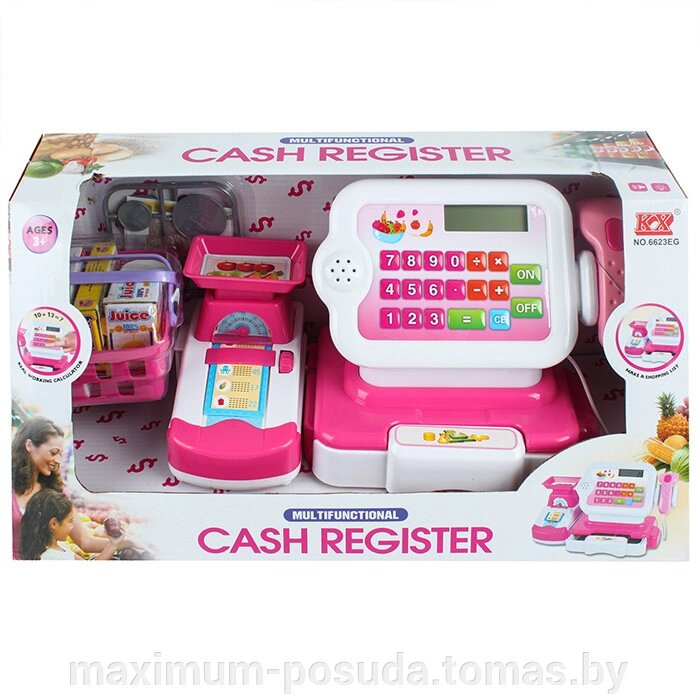 Игровой набор "Cash register" касса детская игрушка SR-T-2238 от компании MAXIMUM-POSUDA - фото 1