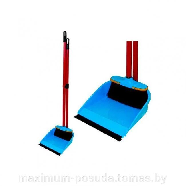Комплект для уборки  Ленивка (щетка + совок) от компании MAXIMUM-POSUDA - фото 1