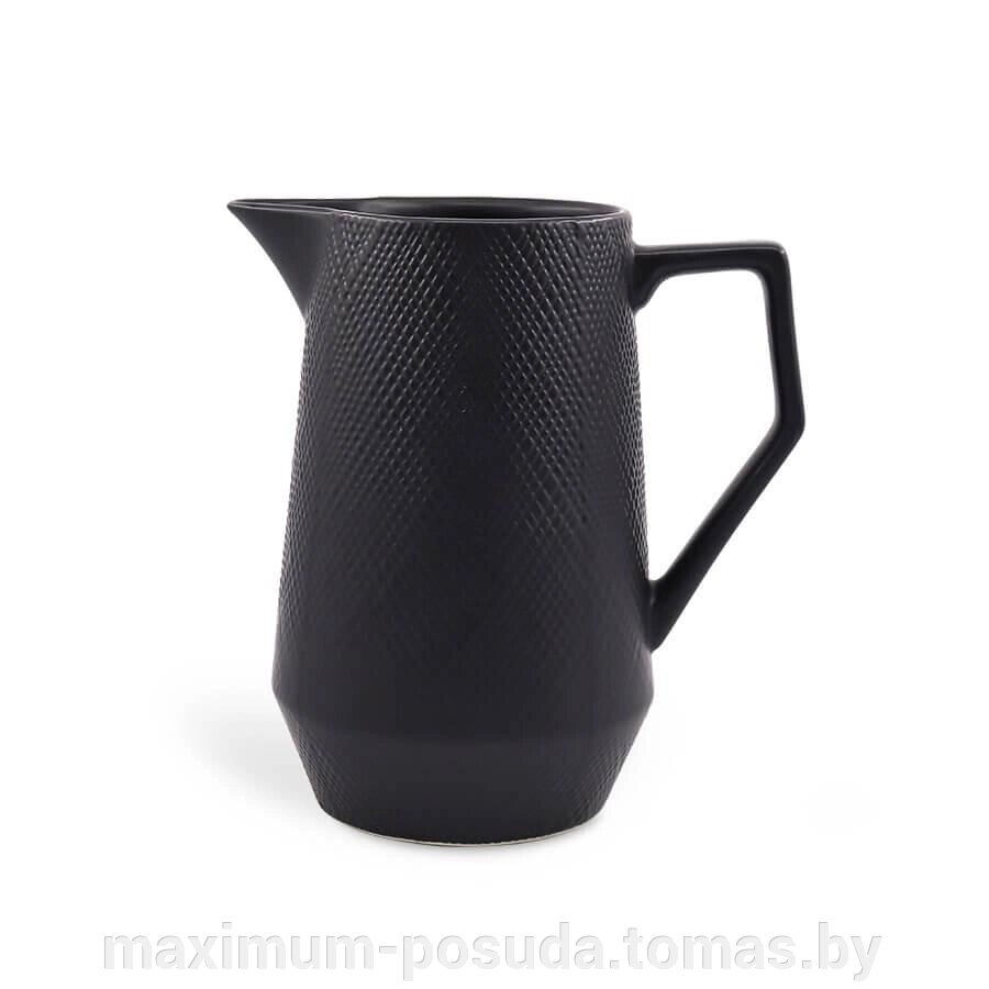 Кувшин керамический черного цвета  MR-20001-55   1 л от компании MAXIMUM-POSUDA - фото 1