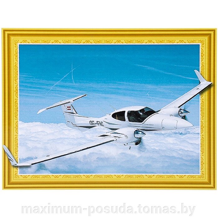 Мозаика алмазная "Darvish" 40*50см  Самолет от компании MAXIMUM-POSUDA - фото 1