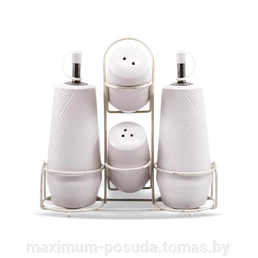 Набор для специй 5 предметов керамический  Maestro MR-20002-04S от компании MAXIMUM-POSUDA - фото 1