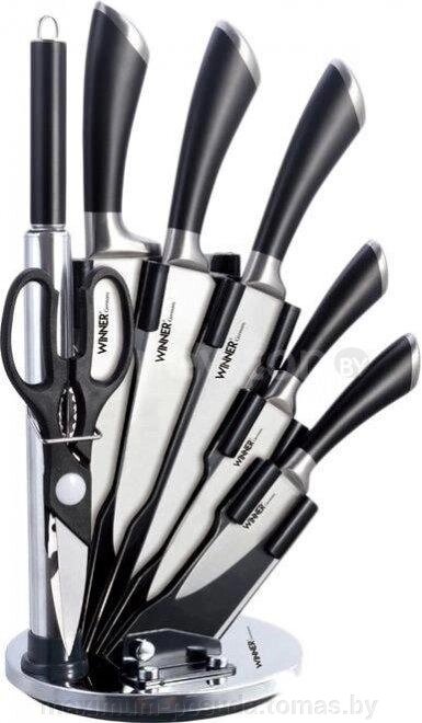 Набор ножей  из нержавеющей стали  на подставке Winner WR-7353 от компании MAXIMUM-POSUDA - фото 1