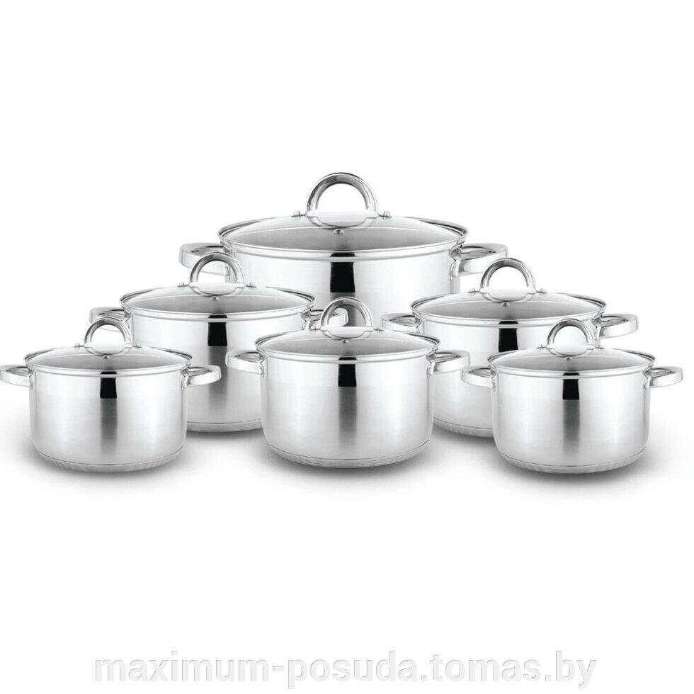 Набор посуды из нержавеющей стали - KL-4265 от компании MAXIMUM-POSUDA - фото 1