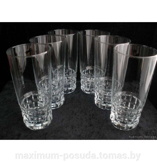Набор стаканов Luminarc Quadrille 6 шт, высокие от компании MAXIMUM-POSUDA - фото 1