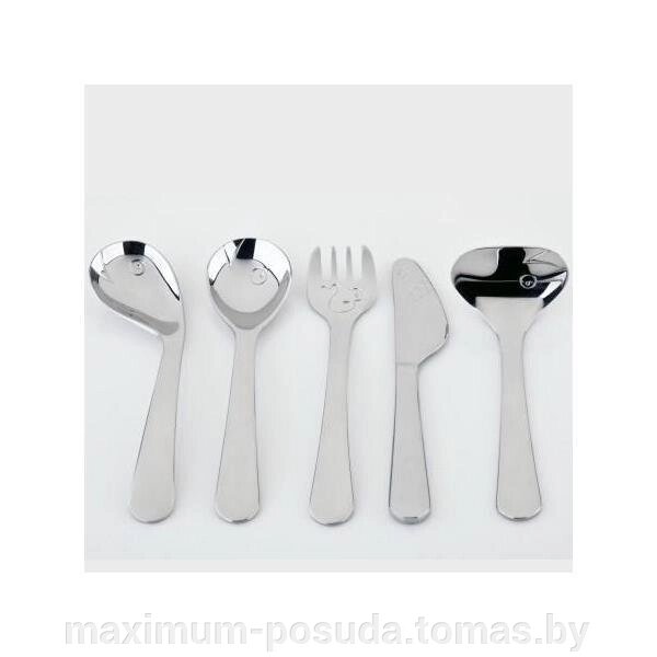 Набор столовых приборов детский 5 пр 037680 от компании MAXIMUM-POSUDA - фото 1