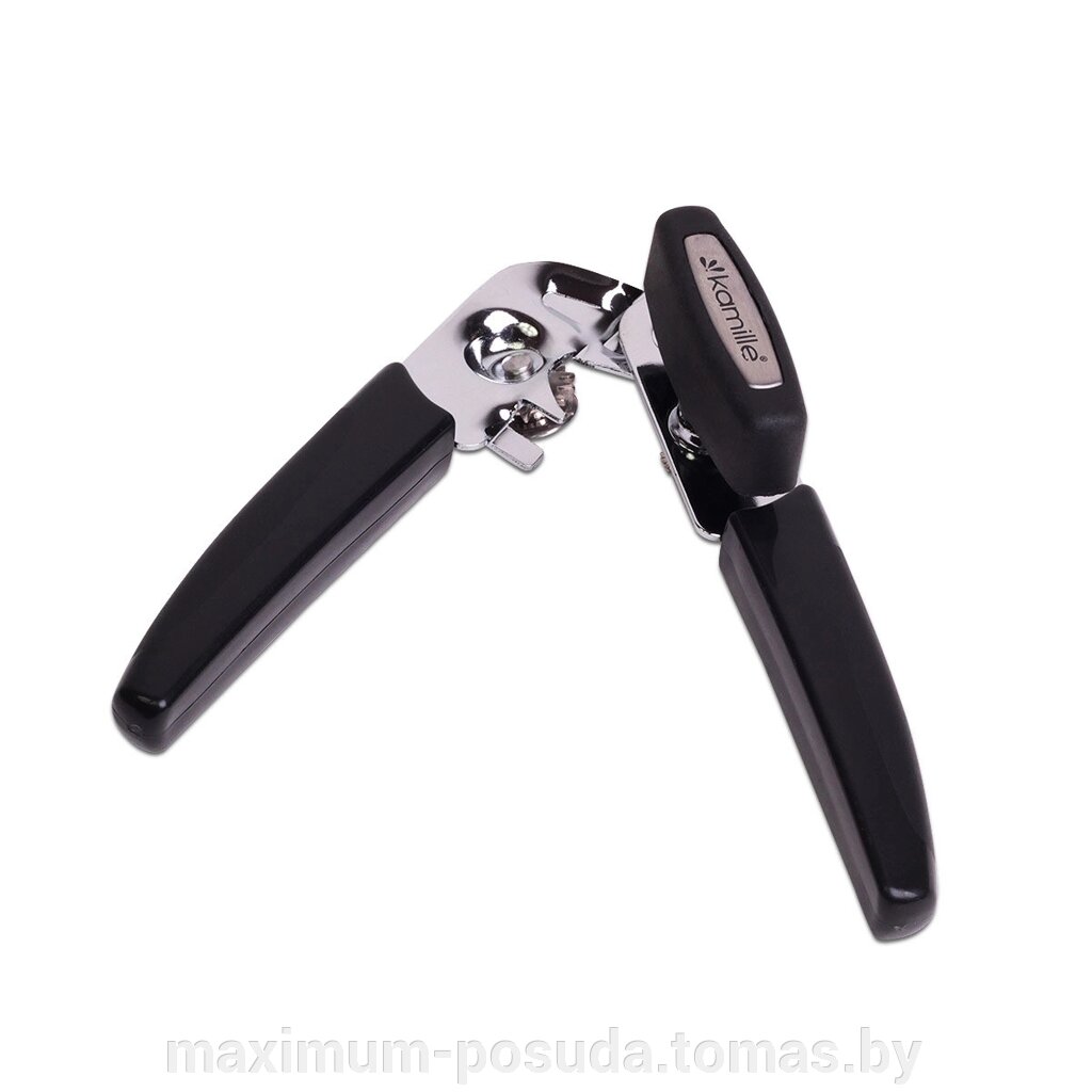 Нож консервный 16,5 см. с двумя пластиковыми ручками Kamille KM-5068 от компании MAXIMUM-POSUDA - фото 1