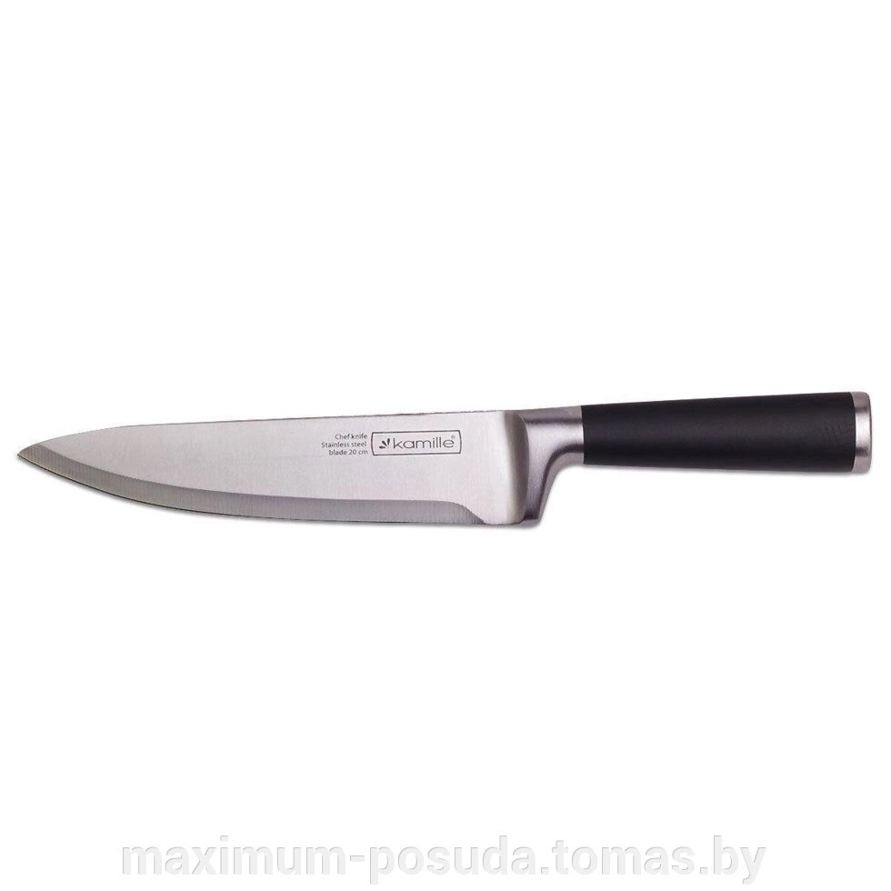 Нож "Шеф-повар"из нержавеющей стали  Kamille KM-5190 от компании MAXIMUM-POSUDA - фото 1