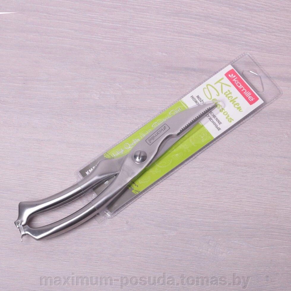 Ножницы кухонные из нержавеющей стали  Kamille KM .5100 от компании MAXIMUM-POSUDA - фото 1