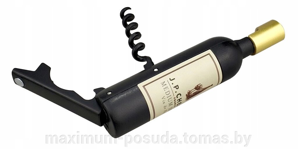 Штопор+открывашка в виде бутылки вина Kamille KM 7794 - акции