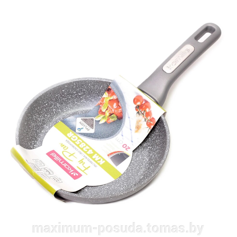 Сковорода с гранитным покрытием KAMILLE KM 4285GR от компании MAXIMUM-POSUDA - фото 1