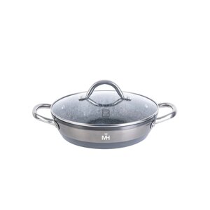 Сковорода-сотейник с антипригарным покрытием «MercuryHaus» Silver 28*6,8 см 3.2 л MC — 1771