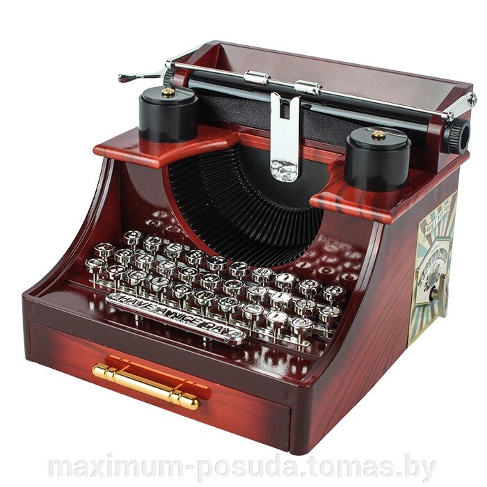 Сувенир-шкатулка музыкальная "Печатная машинка"DV-H-1048 от компании MAXIMUM-POSUDA - фото 1