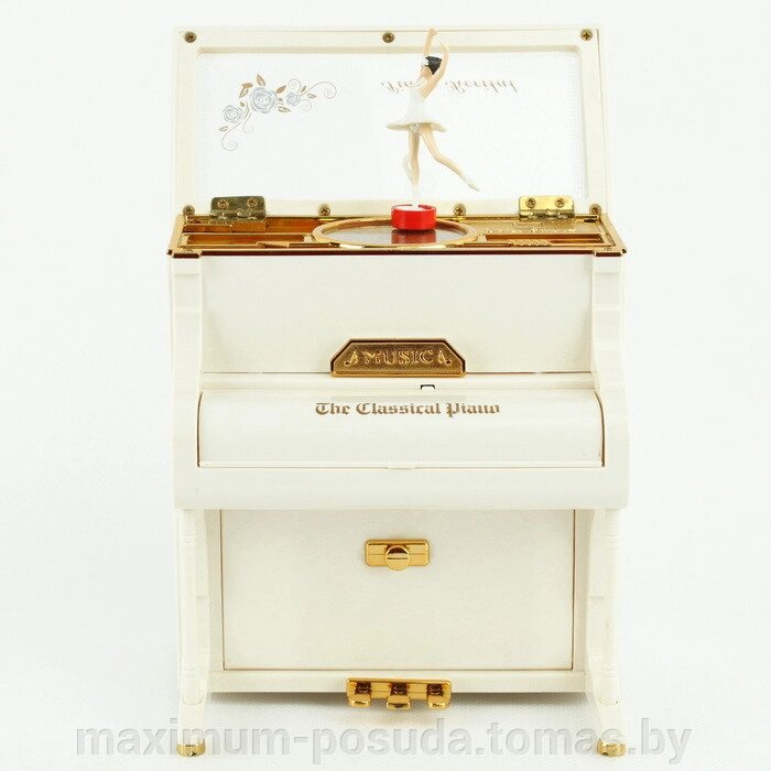 Сувенир-шкатулка музыкальная "Пианино" DV-H-1049 от компании MAXIMUM-POSUDA - фото 1