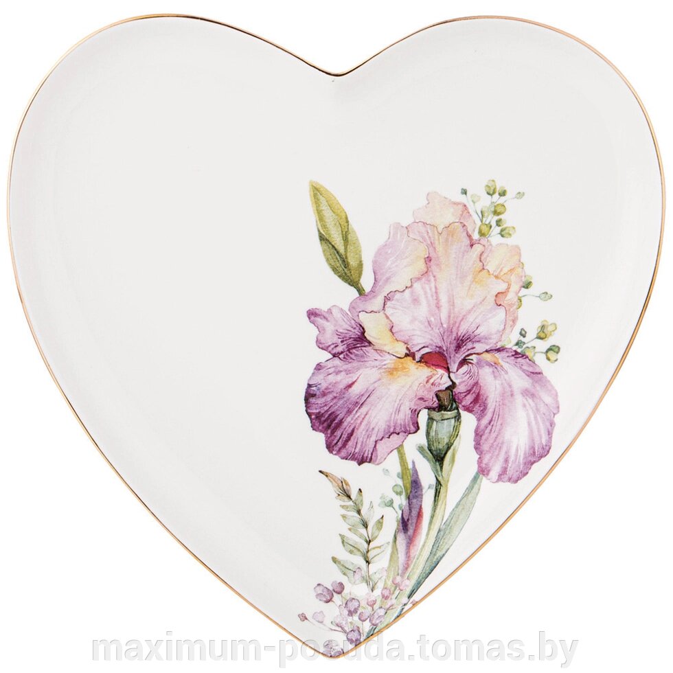 Тарелка-сердце LEFARD "IRIS" 21,5*2 см от компании MAXIMUM-POSUDA - фото 1