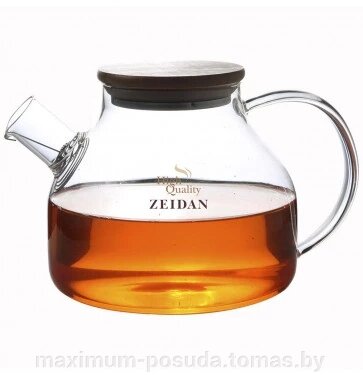Заварочный чайник стеклянный  1200 мл Zeidan Z-4300 от компании MAXIMUM-POSUDA - фото 1