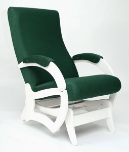 Кресло-качалка Бастион-5 Bahama emerald ноги белые