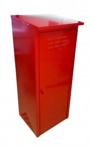 Шкаф разборный красного цвета на один баллон (1х50л)