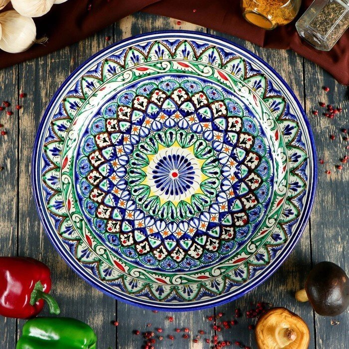 Узбекская посуда - ляганы от 27 до 41 см - скидка