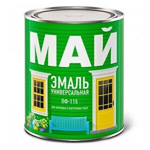 Эмаль МАЙ ПФ-115 зеленая 1,9кг