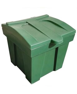 Емкость (ящик) для песчано-солевой смеси (75л) зеленая