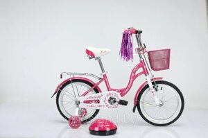 Детский велосипед DELTA Butterfly 16"шлем (розовый)