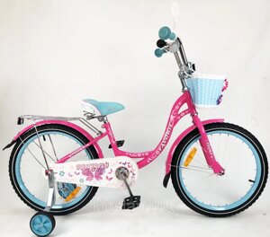 Детский велосипед Favorit Butterfly 20" розово-бирюзовый