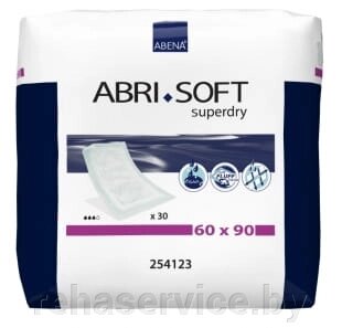 Abena Abri-Soft Пеленки одноразовые впитывающие (Superdry 60*90см), 30 шт от компании Магазин товаров для здоровья - Rehaservice - фото 1