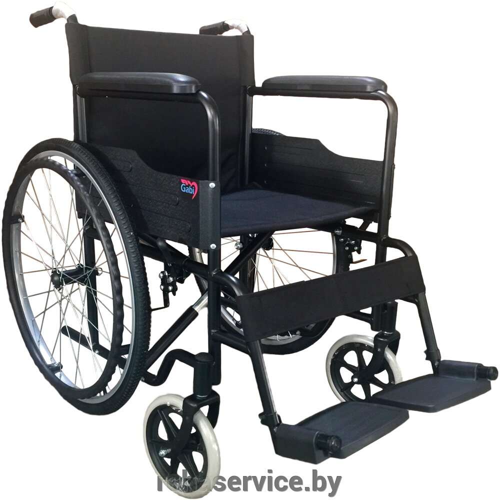 Инвалидная коляска BME4611 Gabi Reha Fund (Сидение 45 см., Литые колеса) от компании Магазин товаров для здоровья - Rehaservice - фото 1
