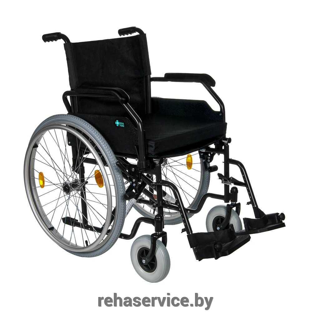 Инвалидная коляска для взрослых RF-1 Cruiser 1 Reha-Fund (Сидение 51 см., литые колеса) от компании Магазин товаров для здоровья - Rehaservice - фото 1